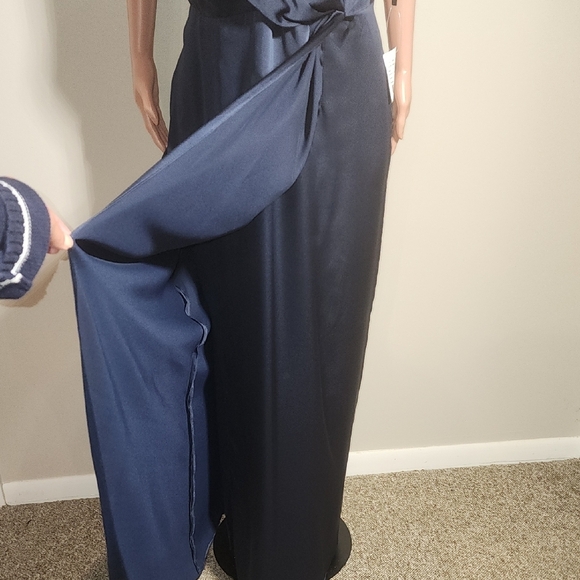 After Six Navy Blue Maxi Dress - Picture 5 of 12